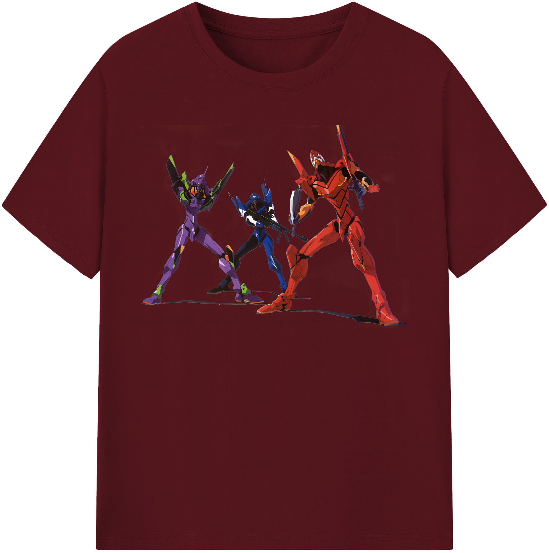（画像用） EVA 新世紀エヴァンゲリオン 綿100％半袖Tシャツ（フロントプリント）